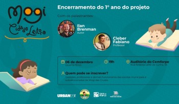 Mogi, Cidade Leitora terá evento de encerramento nesta quarta