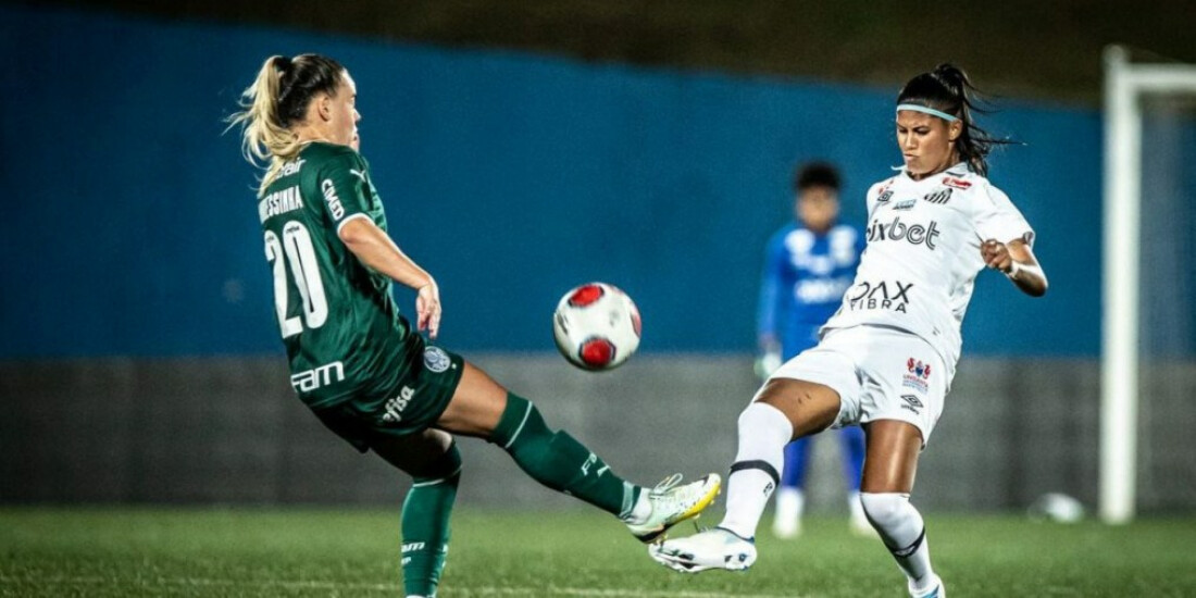 Palmeiras sai na frente do Santos na decisão do Paulista Feminino