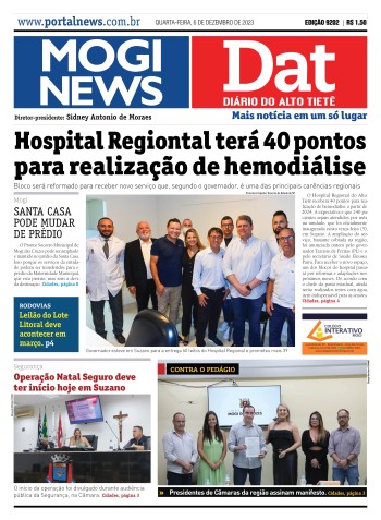 Edição Mogi News/DAT - 06 de dezembro de 2023