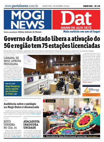 Edição Mogi News/DAT - 7 de dezembro de 2023