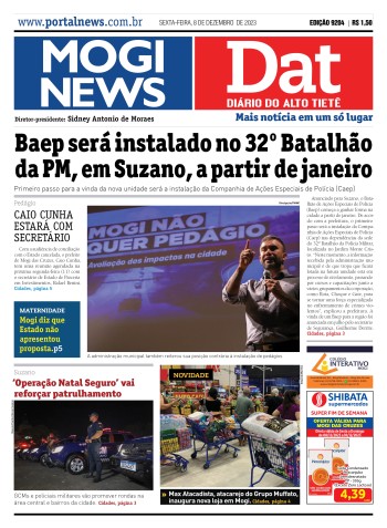 Ed. 9204 - Mogi News/Dat -08 de dezembro de 2023