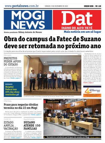 Edição Mogi News/DAT - 9 de dezembro de 2023