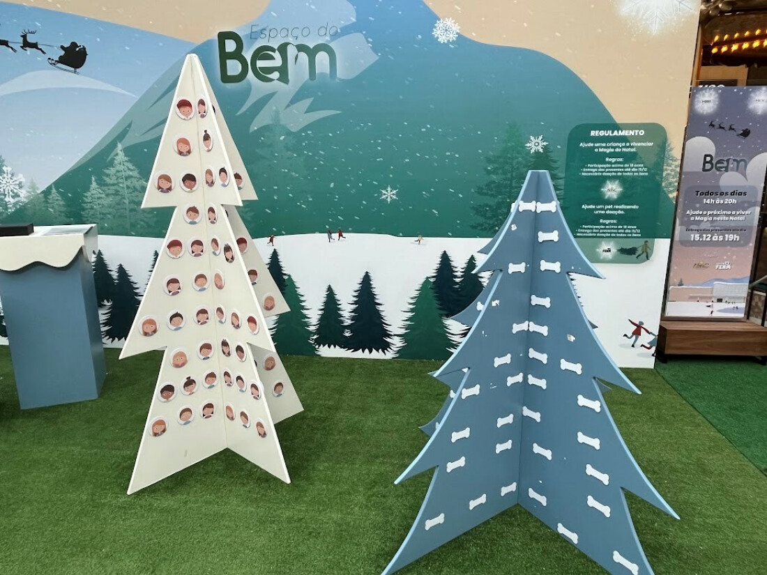 Espaço do Bem recebe doações de Natal para Abrac e Grupo Fera 