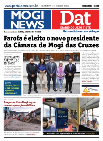 Edição Mogi News/DAT - 13 de dezembro de 2023