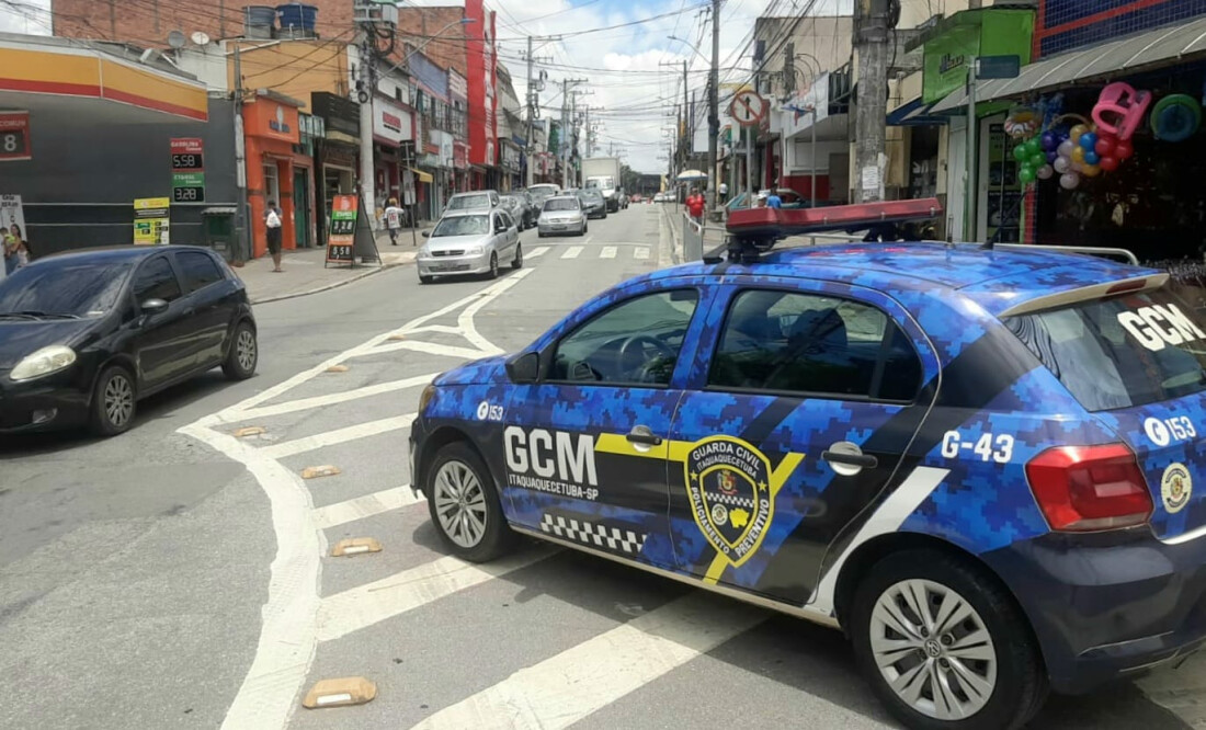GCM lança operação para reforço nos centros comerciais de Itaquá
