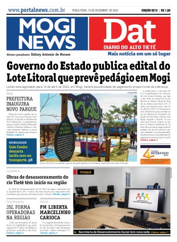 Edição Mogi News/DAT - 19 de dezembro de 2023