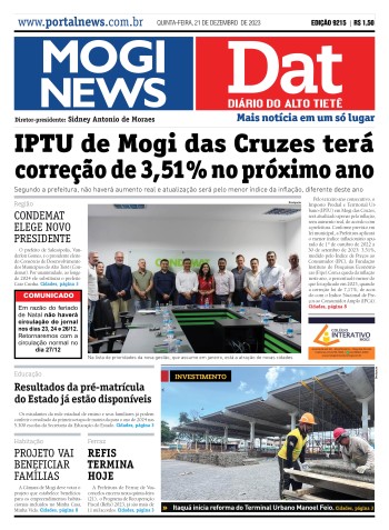Edição Mogi News/DAT - 21 de dezembro de 2023