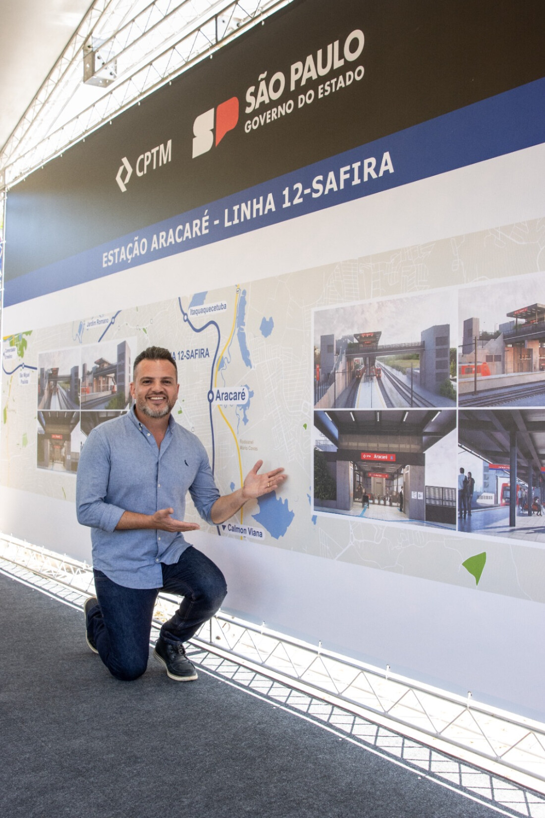 Obra de adequação da estação Aracaré avança pouco em seis meses
