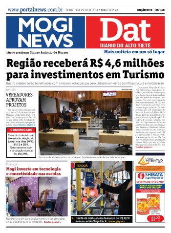 Edição Mogi News/DAT - 29 de dezembro de 2023