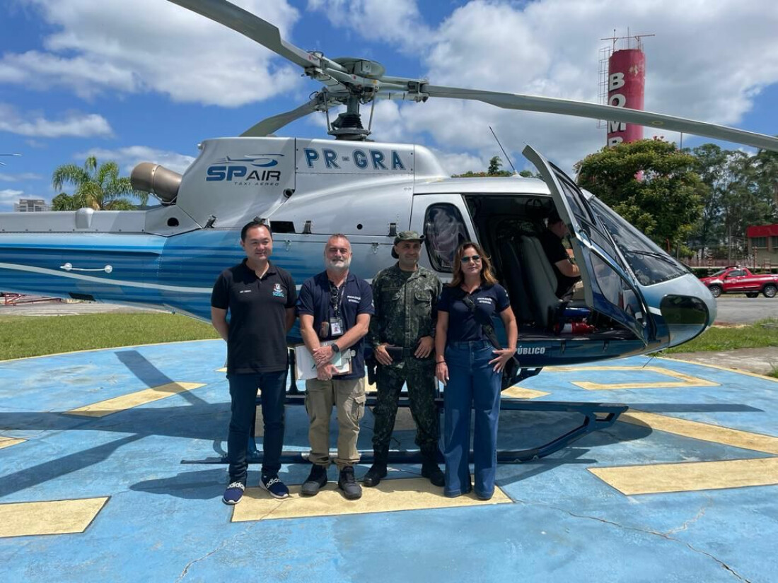 Secretaria de Meio Ambiente faz vistoria aérea de locais de preservação 