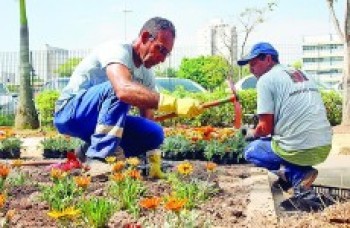 Tem novo paisagismo no Parque Botyra Camorim