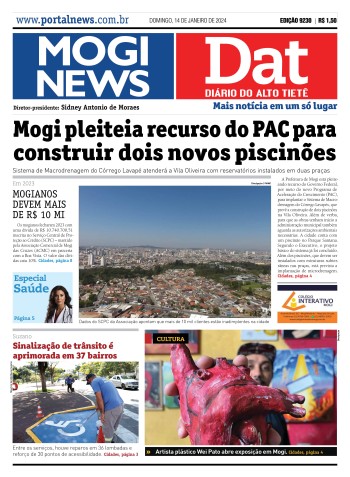 Edição Mogi News/DAT - 14 de janeiro de 2024