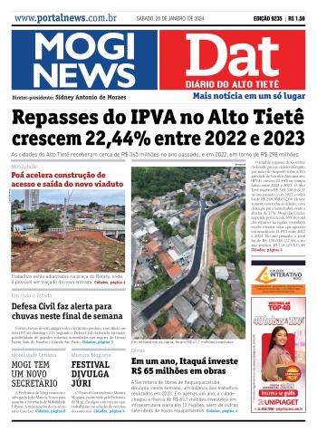Edição Mogi News/DAT - 20 de janeiro de 2024
