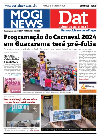 Edição Mogi News/DAT - 21 de janeiro de 2024