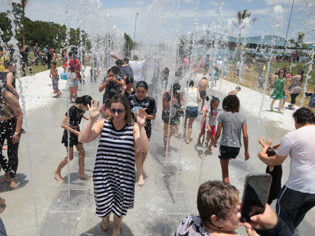 Fonte Acquaplay é reaberta para a população no Parque Max Feffer 