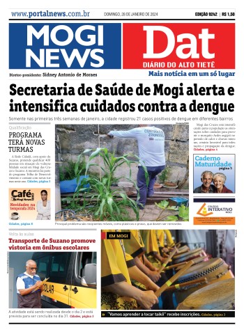 Edição Mogi News/DAT - 28 de janeiro de 2024