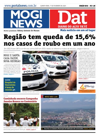 Edição Mogi News/DAT - 01 de fevereiro de 2024