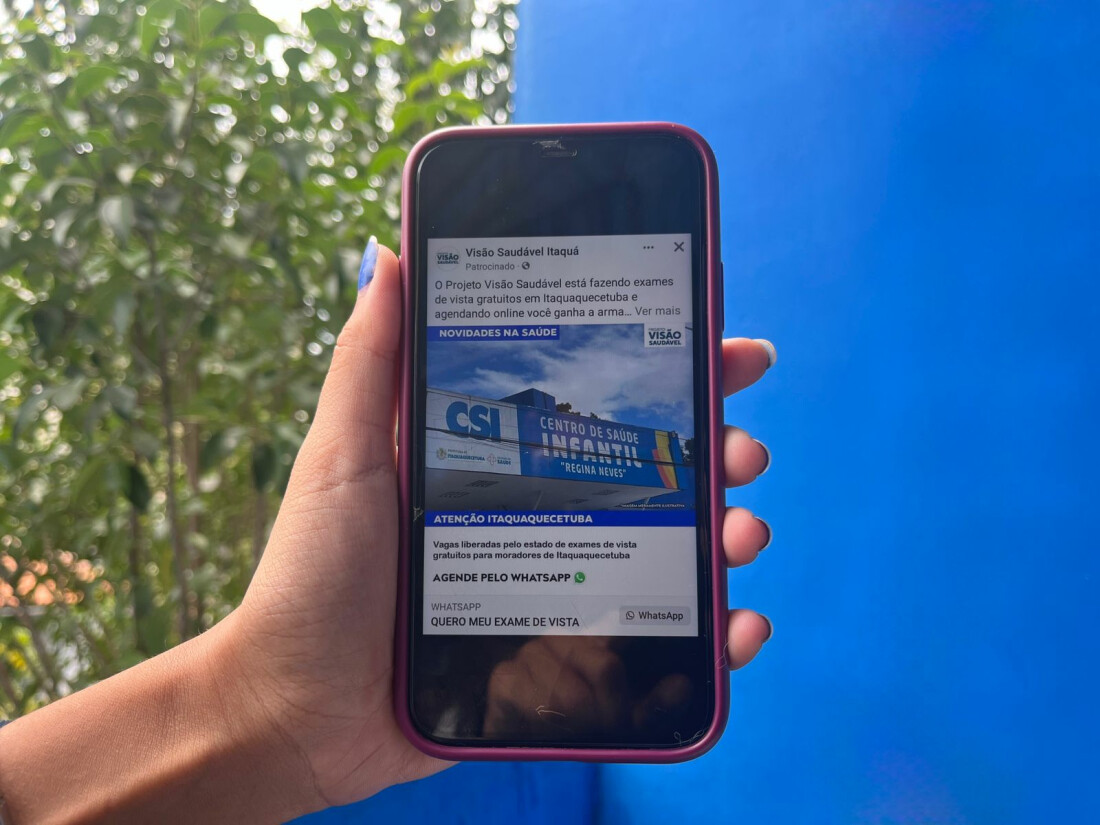 Itaquá alerta a população sobre falsa notícia de entrega de óculos em unidades de saúde