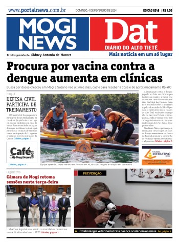 Edição Mogi News/DAT - 4 de fevereiro de 2024