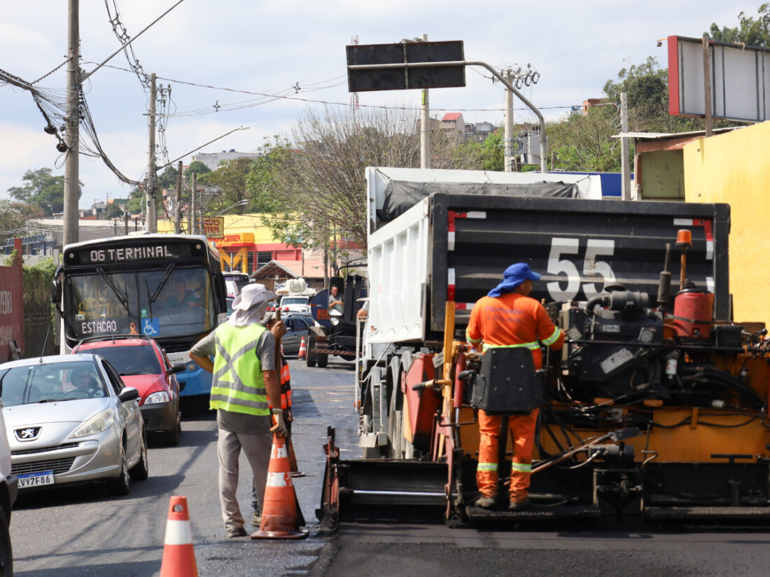 Revitalização de trecho da avenida Francisco Marengo chega à última etapa