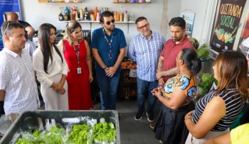 Secretário de Estado do Desenvolvimento Social conhece Quitanda Social de Mogi