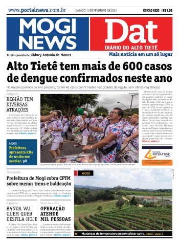Edição Mogi News/DAT - 10 de fevereiro de 2024