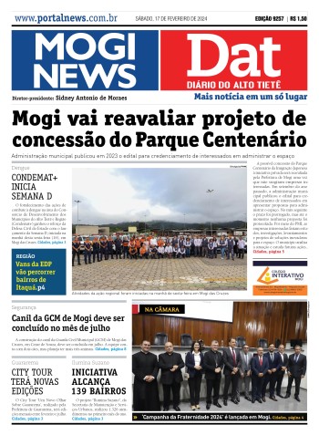 Edição Mogi News/DAT - 17 de fevereiro de 2024