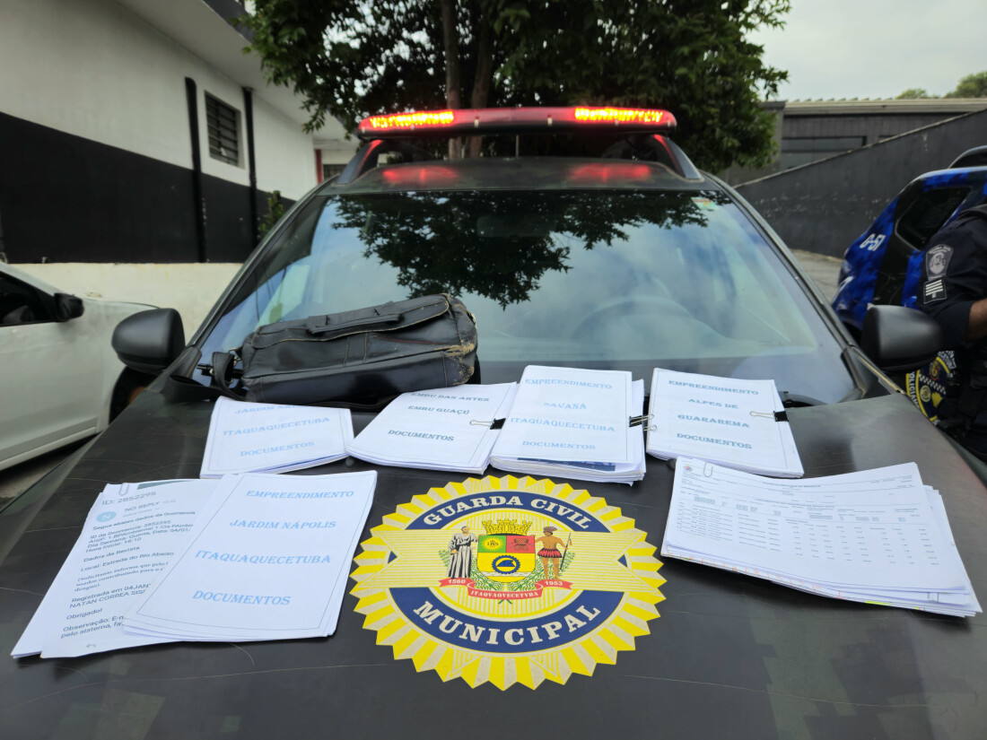 GCM de Itaquá impede loteamento clandestino e detém homem em flagrante