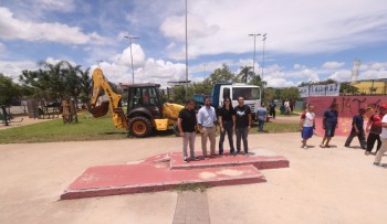 Praça da Liberdade de Mogi recebe melhorias para população de Jundiapeba