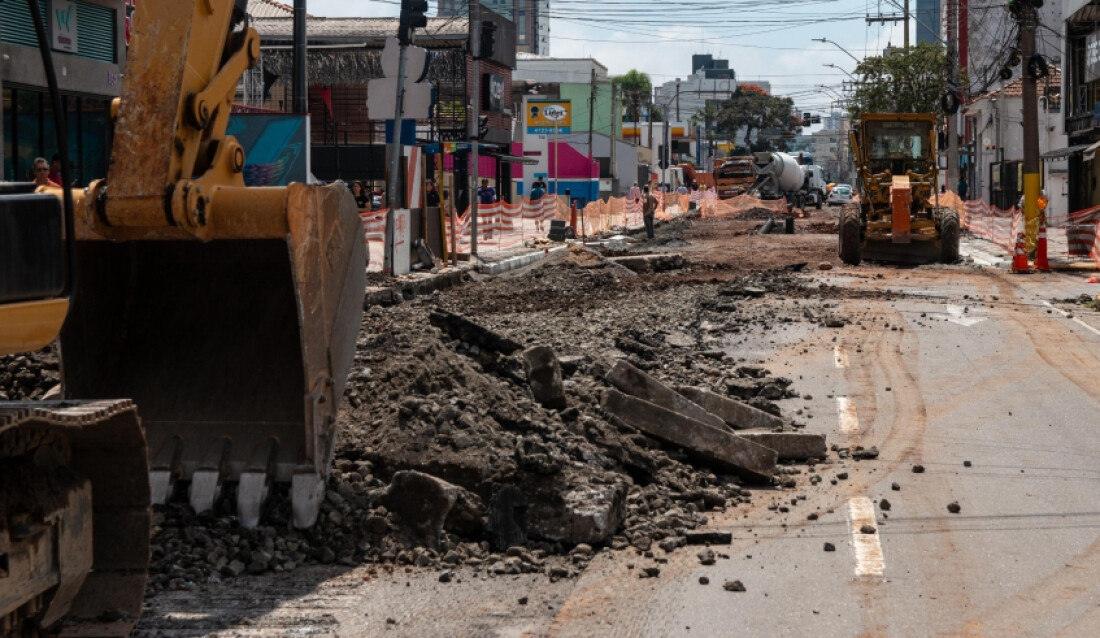 Nova Mogi avança com execução de base no 3º trecho da 'Avenida dos Bancos'