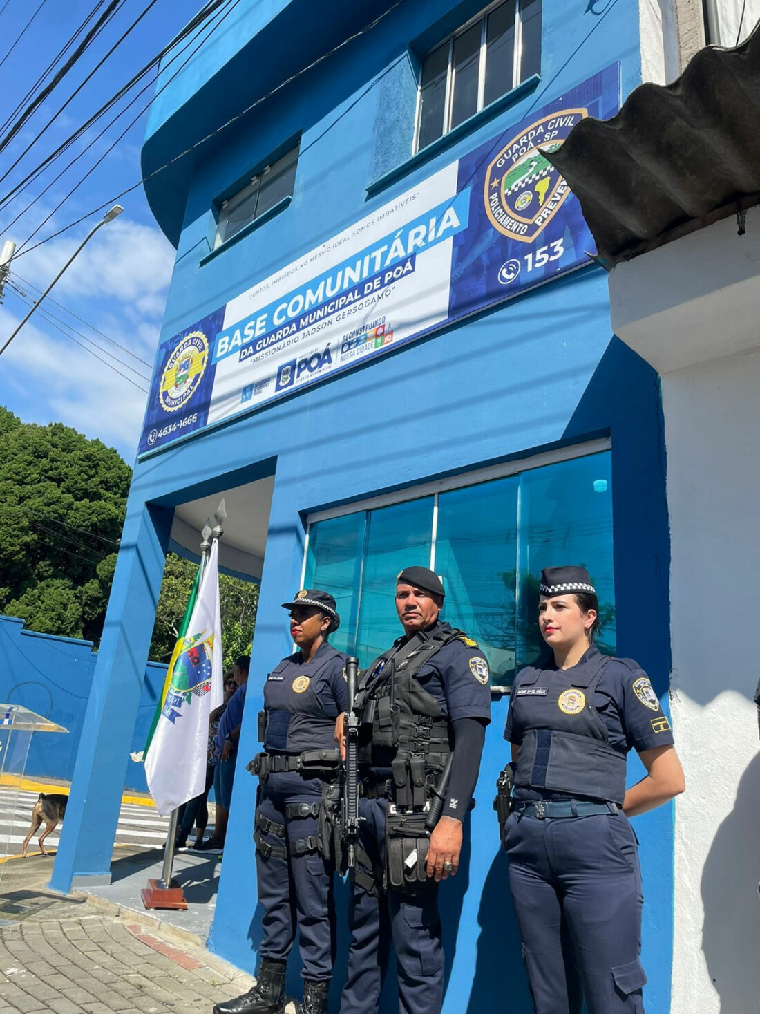 Base da GCM é reaberta no Jardim Nova Poá