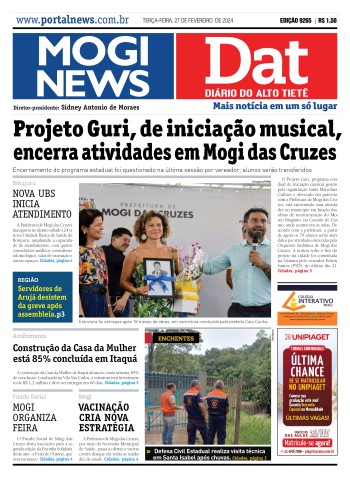 Edição Mogi News/DAT - 27 de fevereiro de 2024