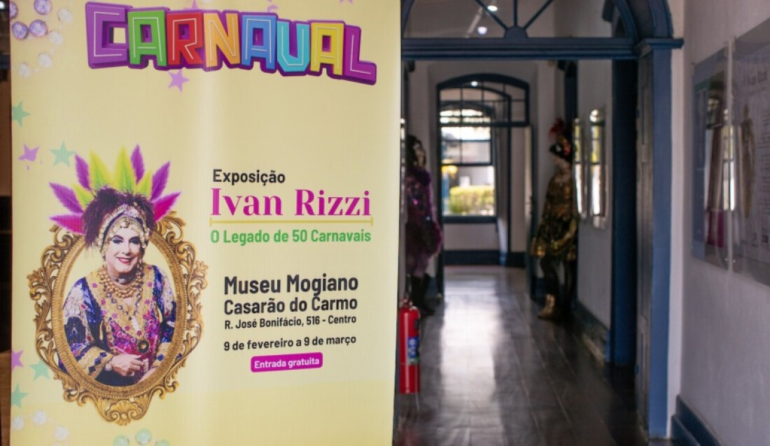 Museu Mogiano sedia a exposição "Ivan Rizzi: o legado de 50 carnavais" 