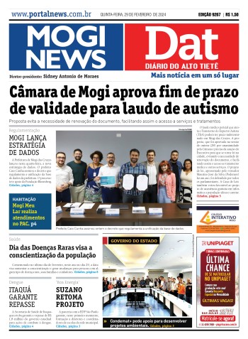 Edição Mogi News/DAT - 29 de fevereiro de 2024
