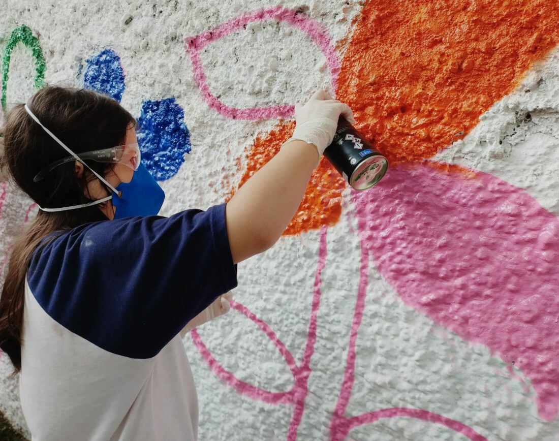 Projeto grafite ambiental leva arte às escolas de Santa Isabel