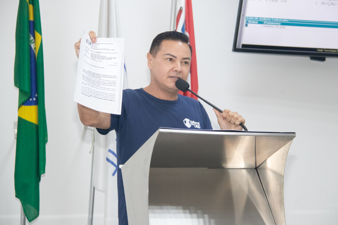 TJ rejeita denúncia contra vereador Marcel da ONG