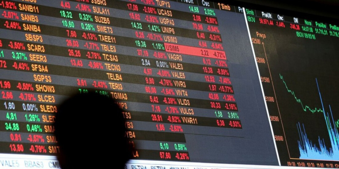 Bolsa de Valores cai 2,02% e fecha no menor nível em quatro meses