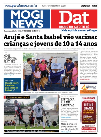 Edição Mogi News/DAT - 05 de março de 2024
