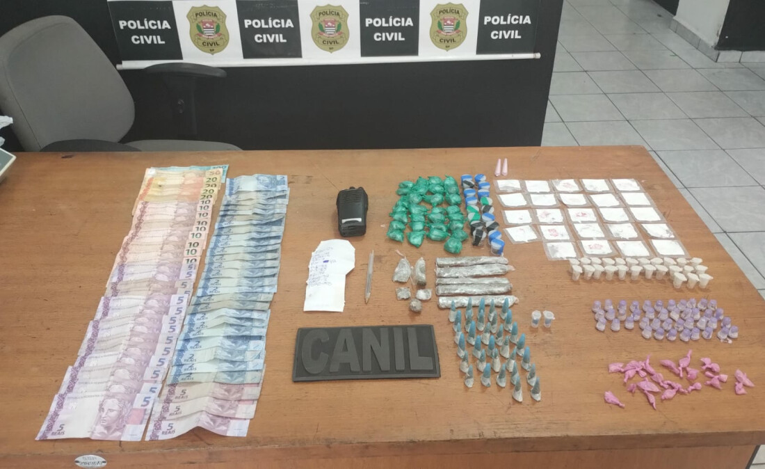 GCM prende três suspeitos e localiza 453 porções de entorpecentes