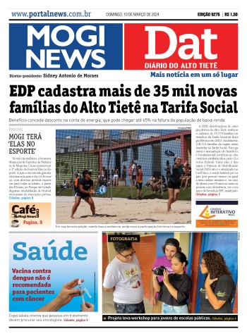 Edição Mogi News/DAT - 10 de março de 2024