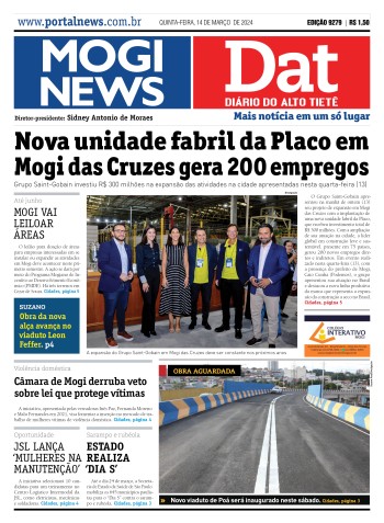 Edição Mogi News/DAT - 14 de março de 2024