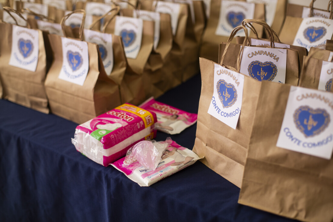 LBV lança campanha de enfrentamento à pobreza menstrual