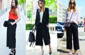 Calça Pantacourt ou culote,