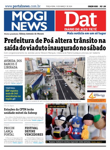 Edição Mogi News/DAT - 19 de março de 2023