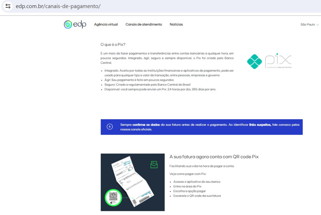 Itaquá registra maior índice de pagamento da conta de luz via Pix