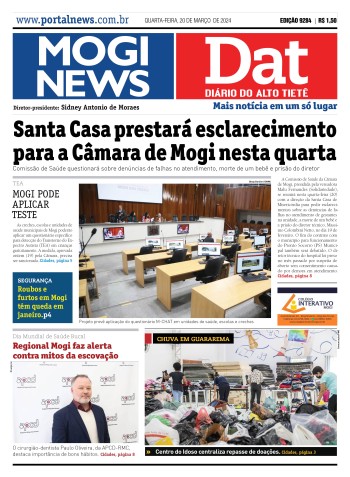 Edição Mogi News/DAT - 20 de março de 2024