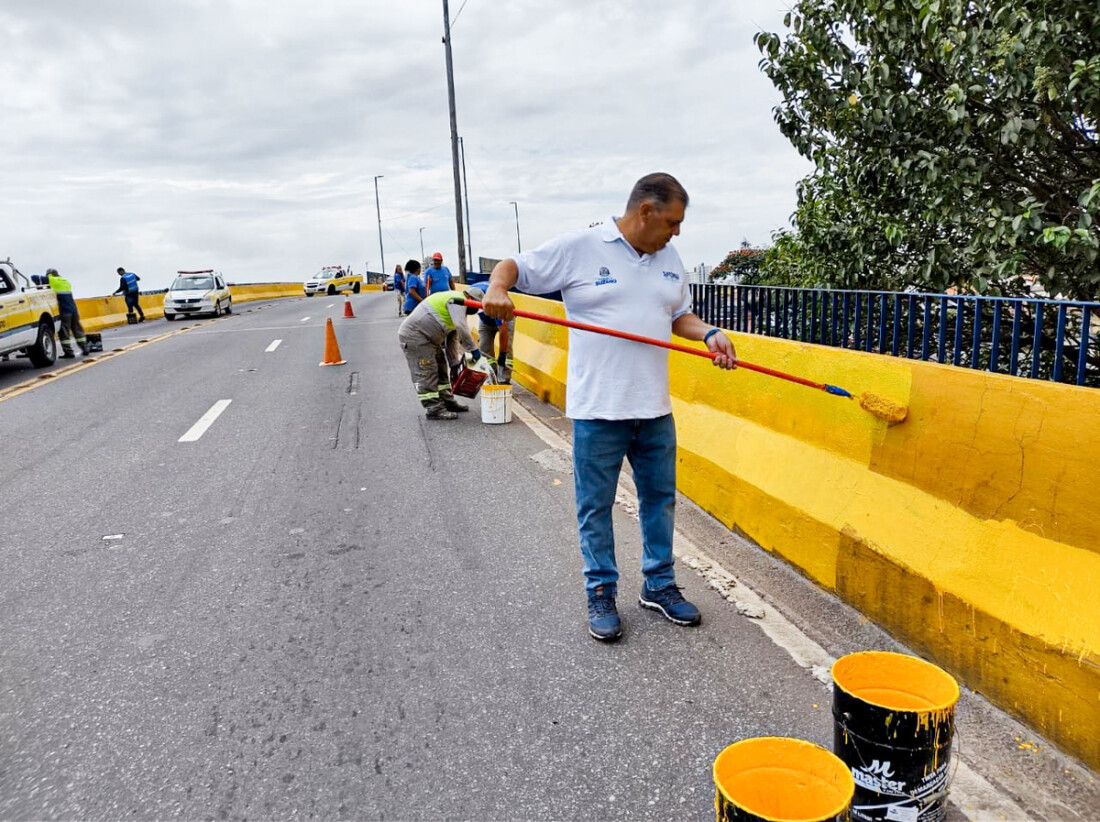 Viaduto Ryu Mizuno será interditado neste domingo (24)  entre 7 e 13 horas