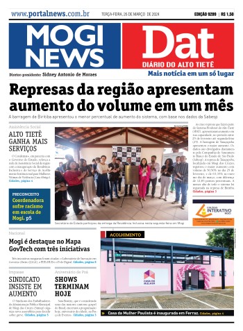 Edição Mogi News/DAT - 26 de março de 2024