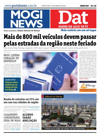 Edição Mogi News/DAT - 28 de março de 2024