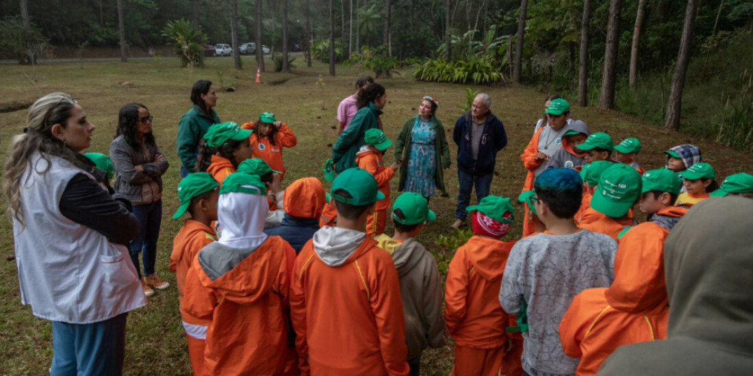 Parque Municipal recebe crianças para oficinas